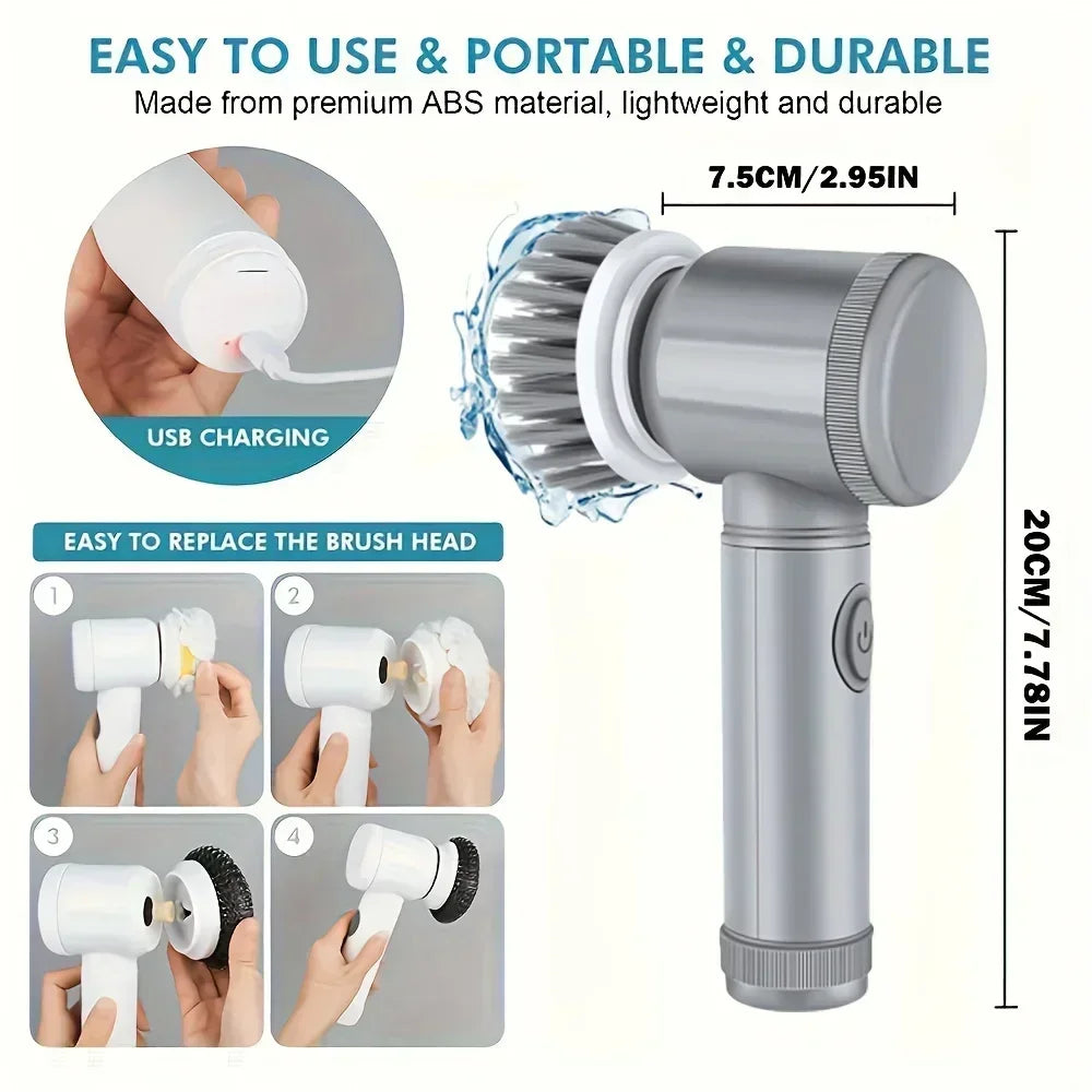 SMARTShine™ | 5-in-1 High-Torque Electric Scrubber
