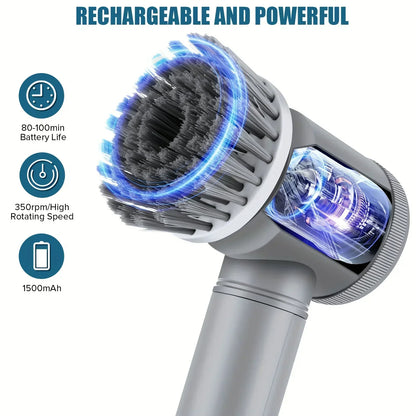 SmartShine™ | 5-in-1 High-Torque Electric Scrubber